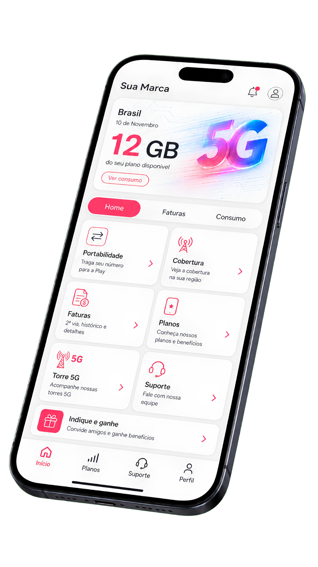 App white-label com a identidade da sua marca